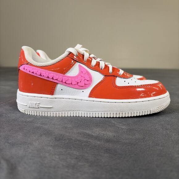 Nike Air Force 1 LV8 (GS) Valentine's Day Pink White FD1031-600 Youth Size 1Y - Picture 7 of 15